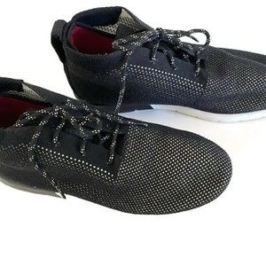 UGG Men's Black Woven ENERG  Sneakers size 7.5